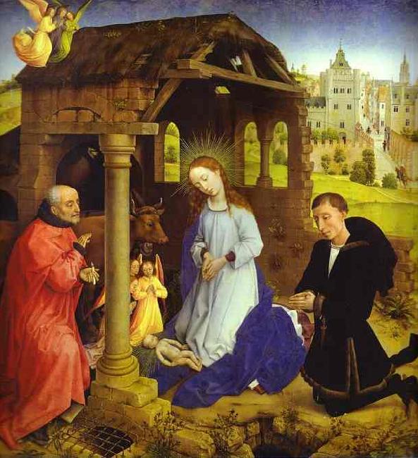 Rogier van der Weyden Middelburg Altarpiece France oil painting art